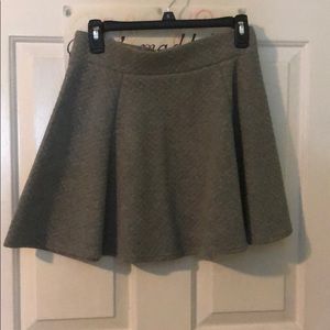 Quilted skater skirt
